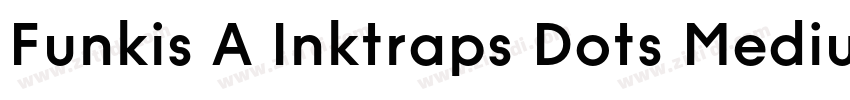 Funkis A Inktraps Dots Medium字体转换